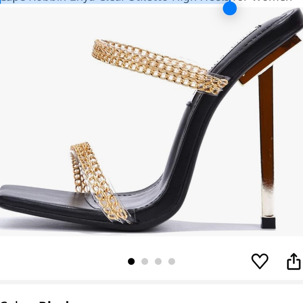 Cape Robbin Enya Clear Stiletto High Heels